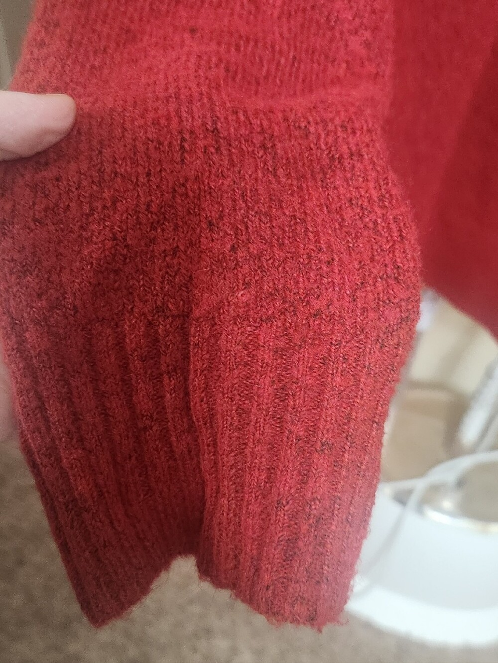 Torrid Vegan Cashmere Crew Neck Pullover Sweater Red Size 1 (1X) - Picture 5 of 8